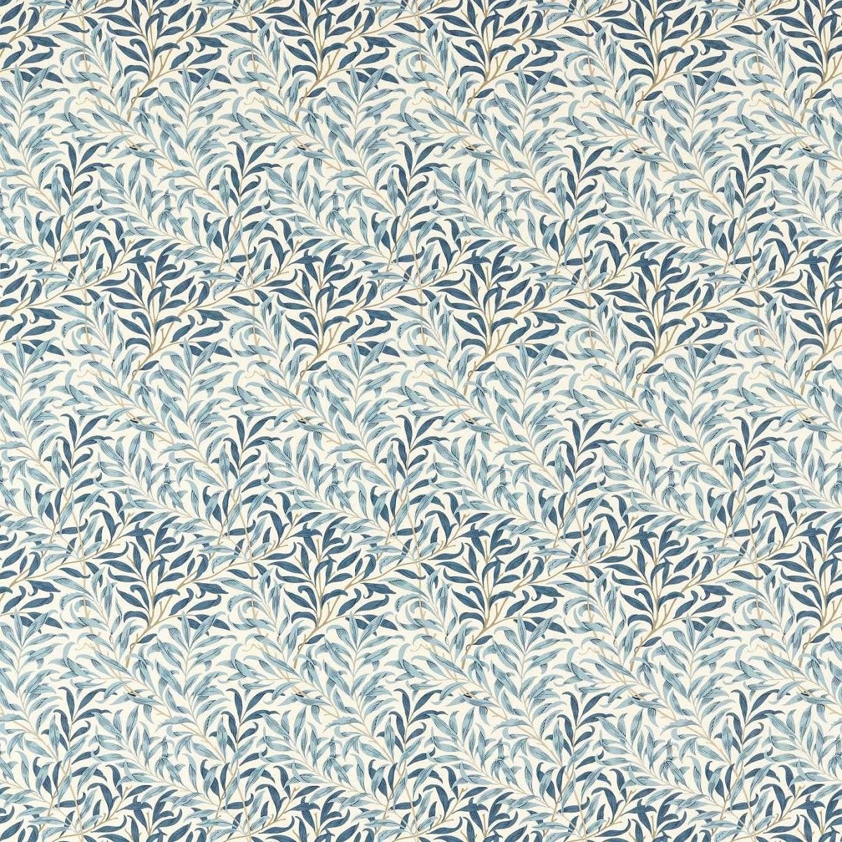 Willow Bough Outdoor Indigo Fabric by William Morris & Co.