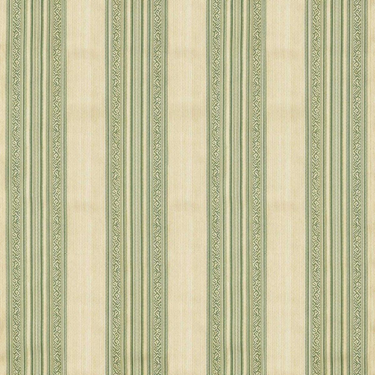 Hanover Stripe Evergreen Fabric by Zoffany