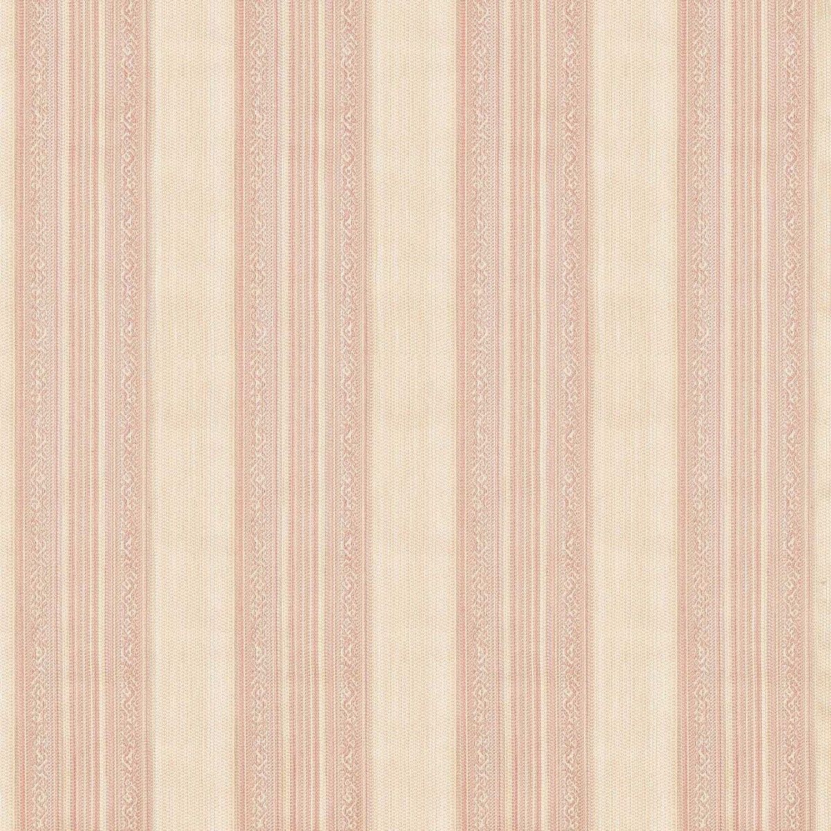 Hanover Stripe Tuscan Pink Fabric by Zoffany