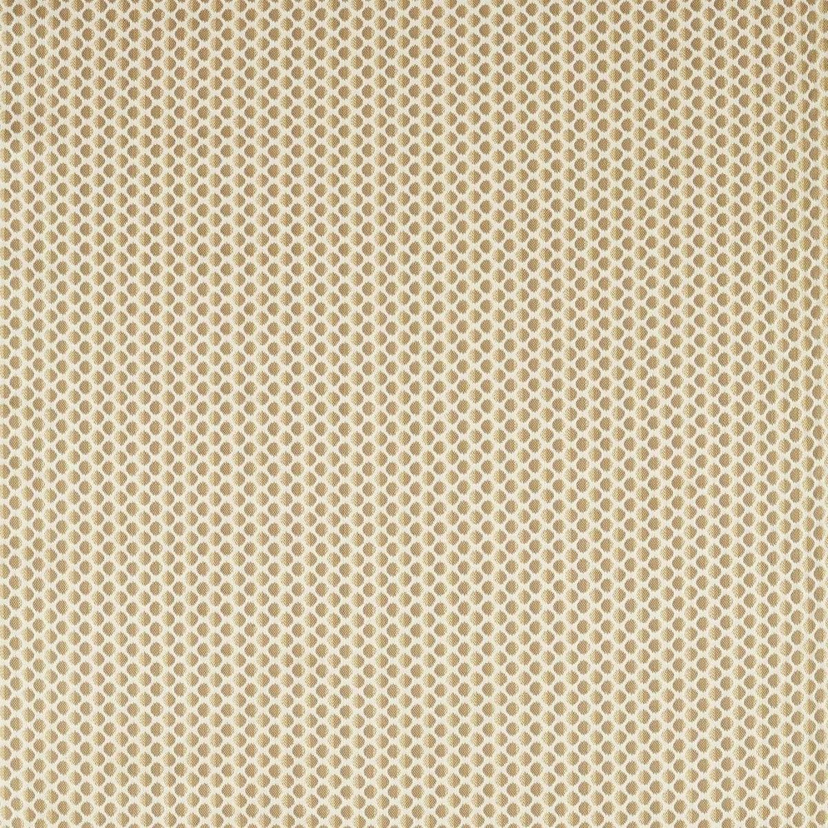 Seymour Spot Gold Fabric by Zoffany