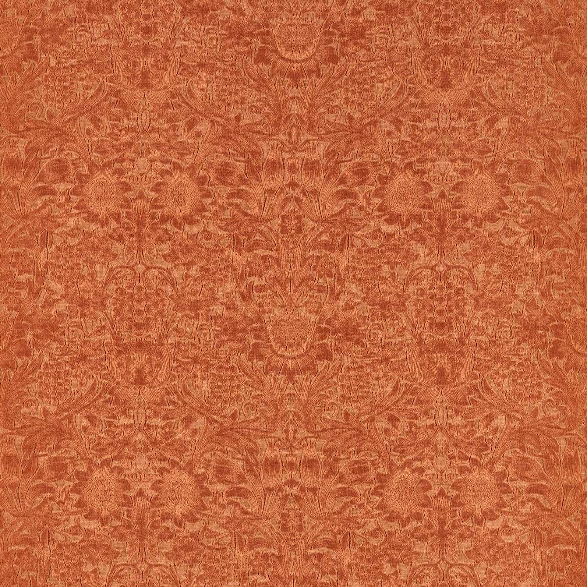 Sunflower Caffoy Velvet Redhouse Fabric by William Morris & Co.