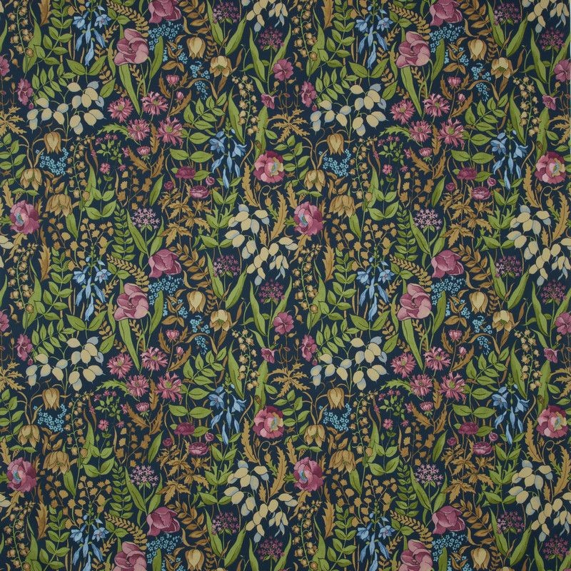 Morris III Jewel Fabric by Britannia Rose