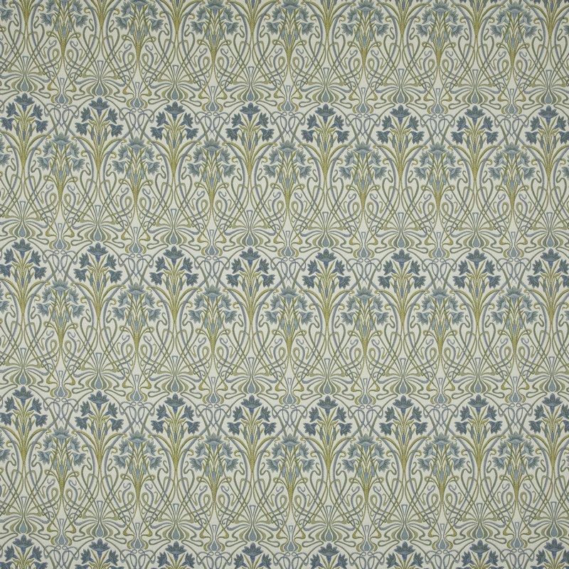 Morris V Prussian Fabric by Britannia Rose