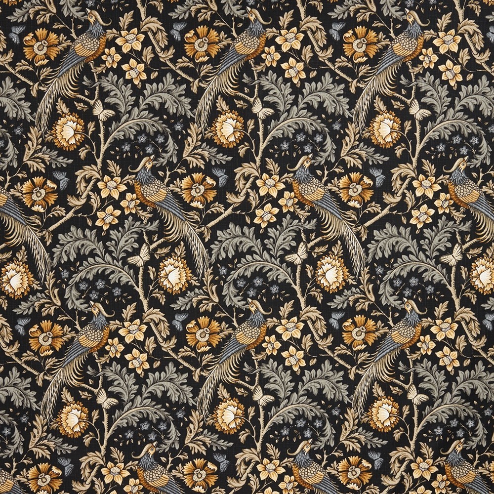 Morris IV Saffron Fabric by Britannia Rose