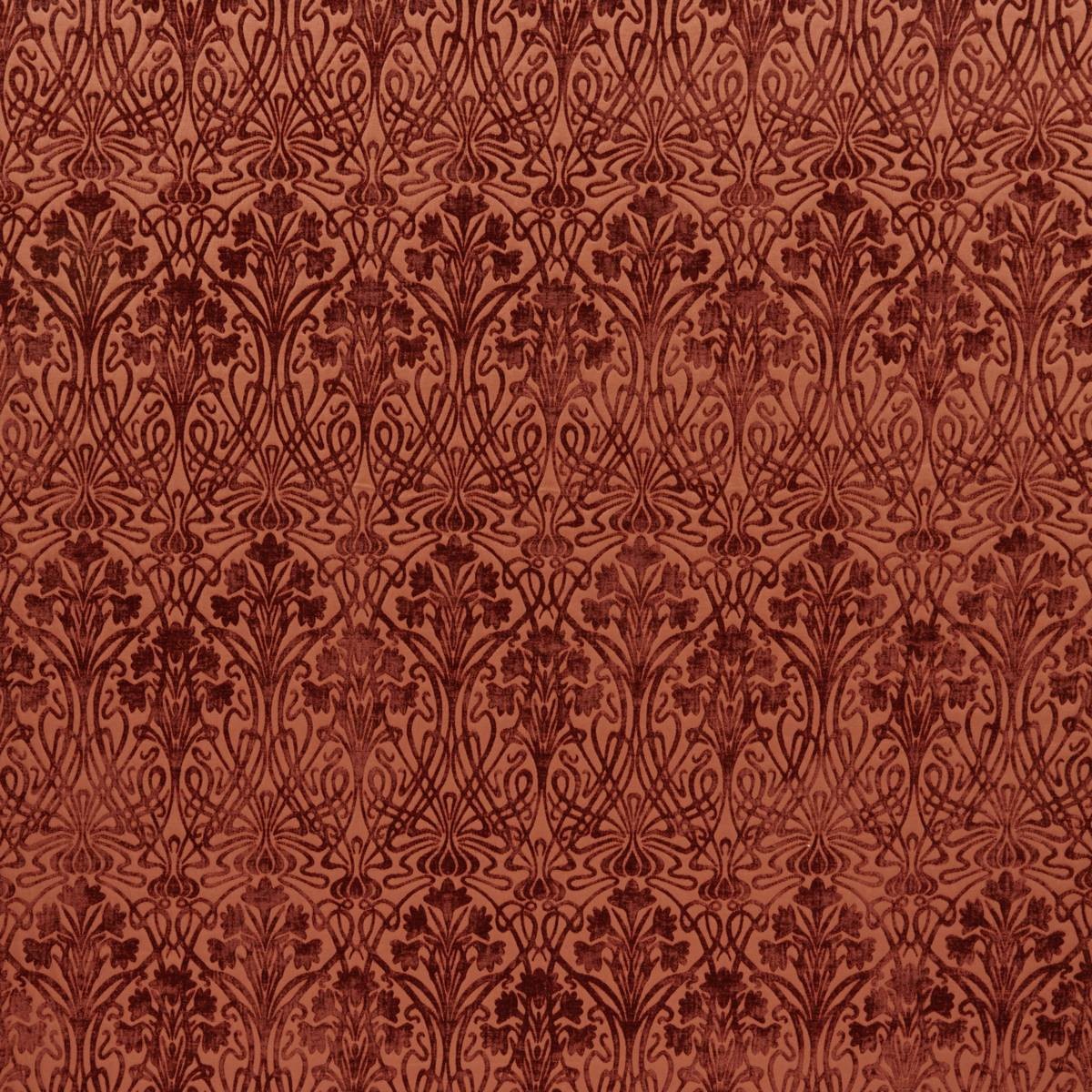 Morris VII Cayenne Fabric by Britannia Rose