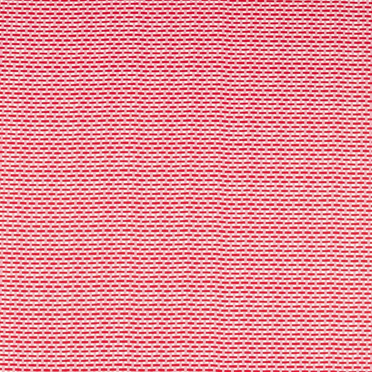 Basket Weave Coral/Rose Fabric by Harlequin