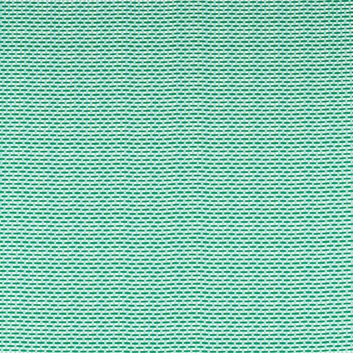 Basket Weave Emerald/Aquamarine Fabric by Harlequin