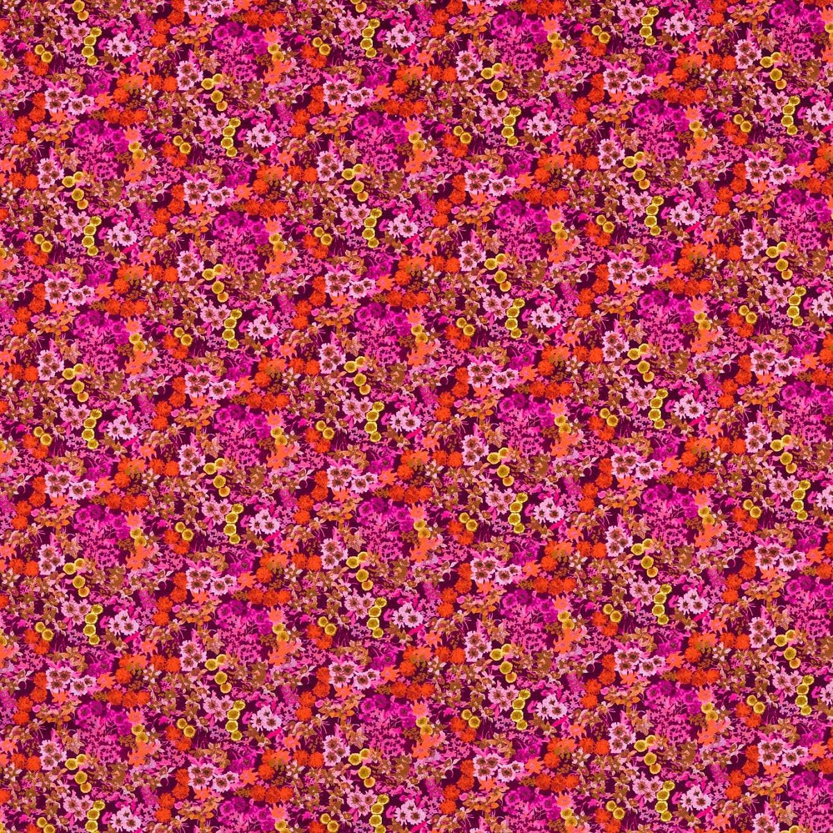 Wildflower Meadow Carnelian/Spinel/Amethyst Fabric by Harlequin