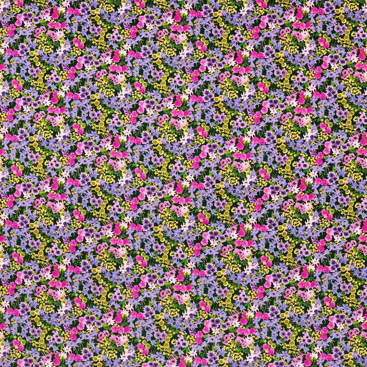 Wildflower Meadow Emerald/Amethyst/ Spinel Fabric by Harlequin