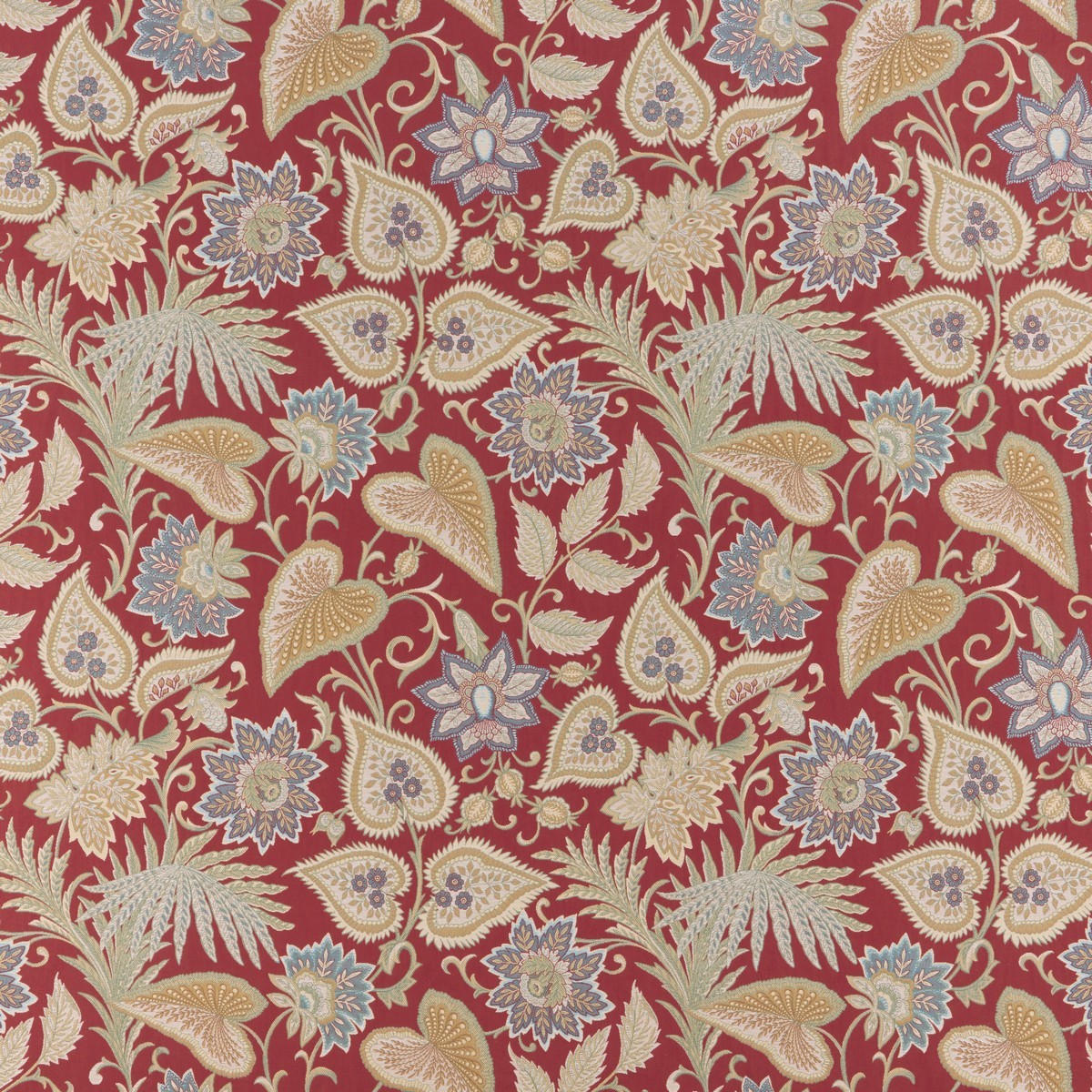 Morris XVIII Carnelian Fabric by Britannia Rose