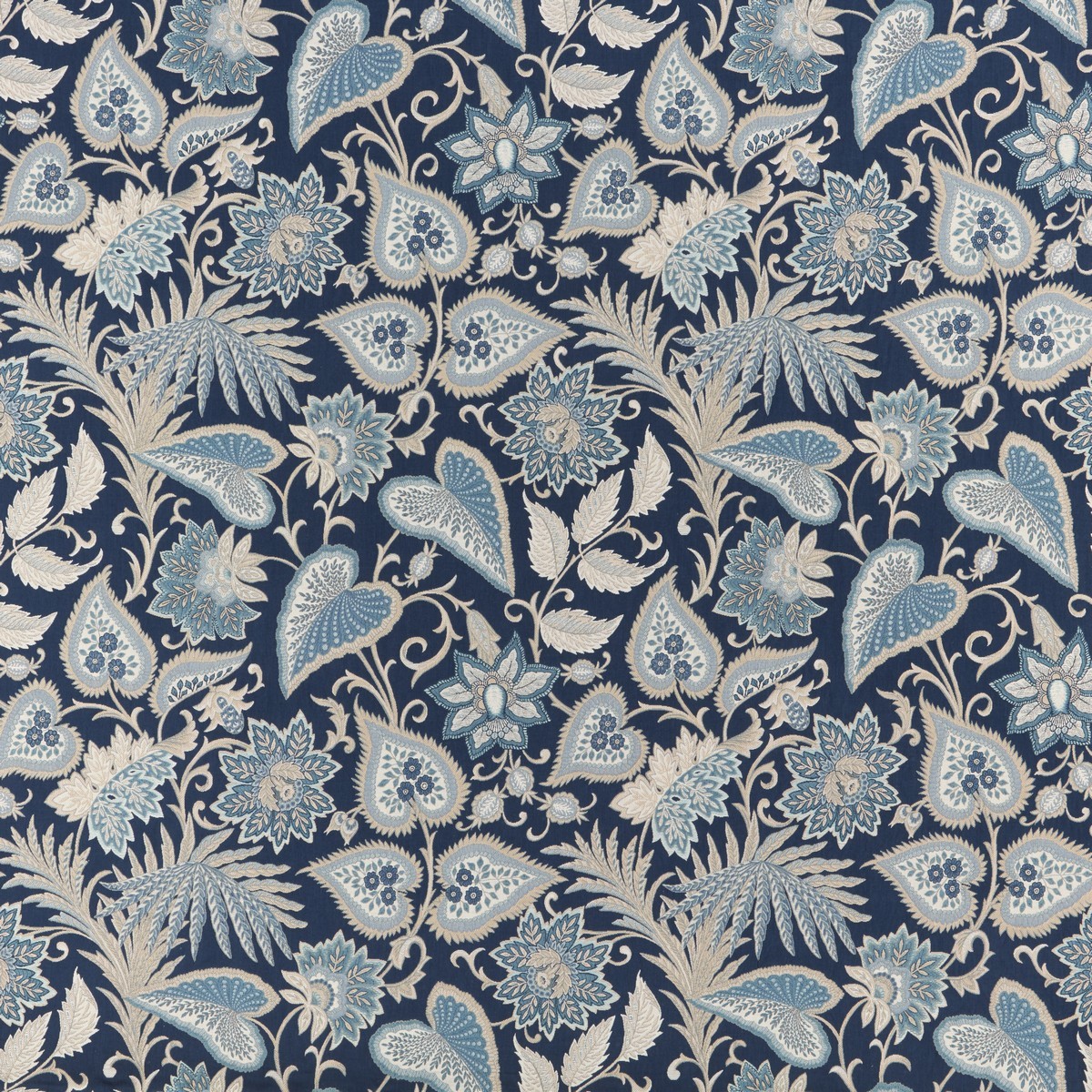 Morris XVIII Sapphire Fabric by Britannia Rose