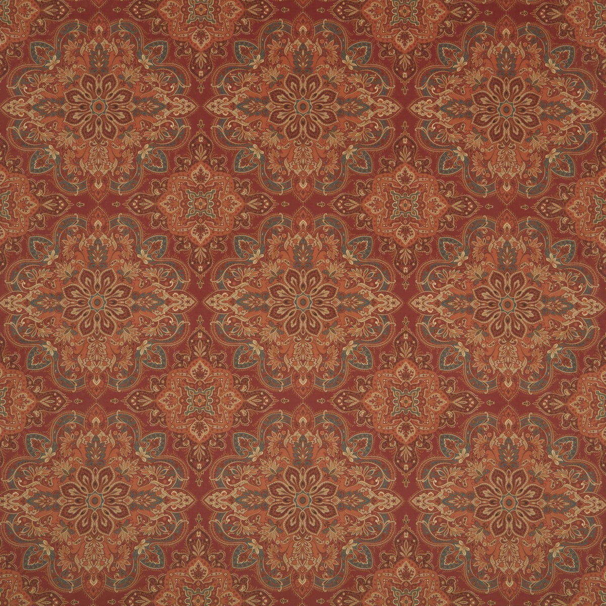 Morris XX Carnelian Fabric by Britannia Rose