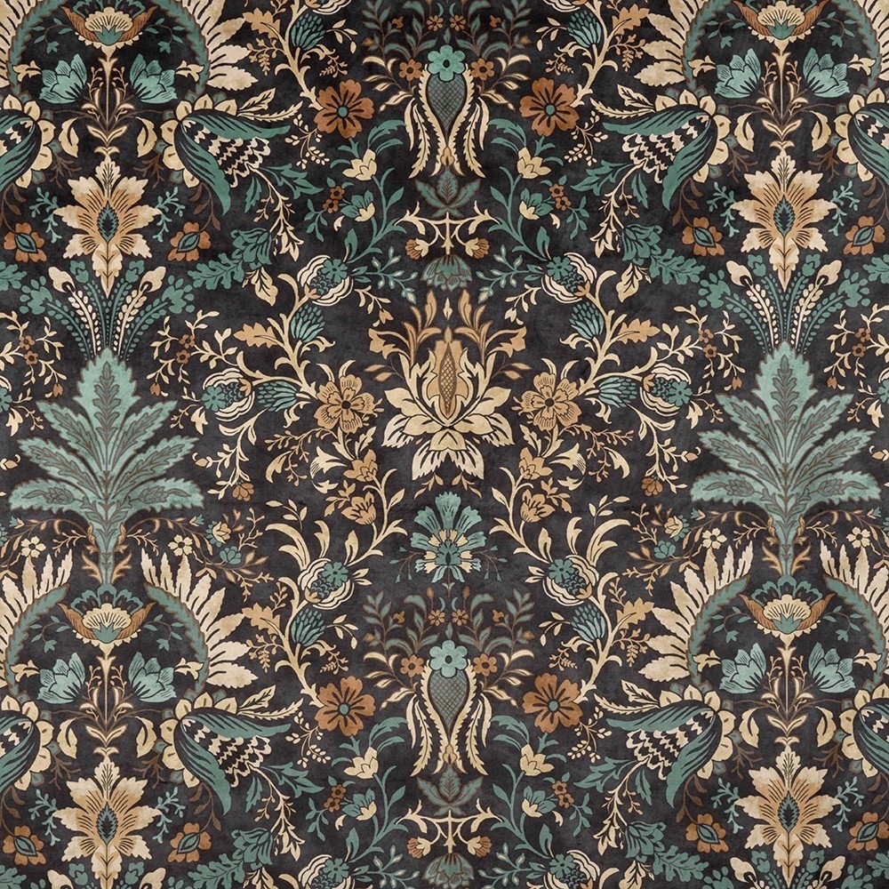 Morris XXIV Pewter Fabric by Britannia Rose