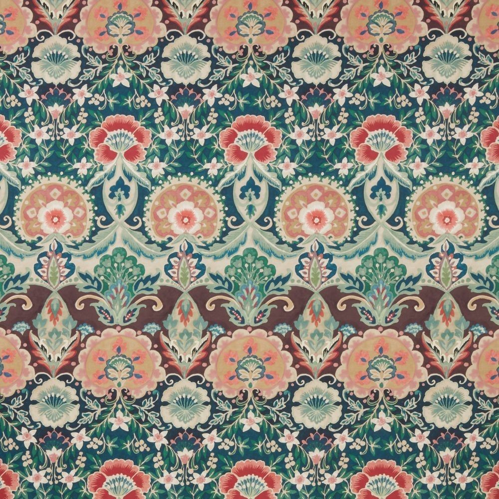 Morris XXVI Malachite Fabric by Britannia Rose
