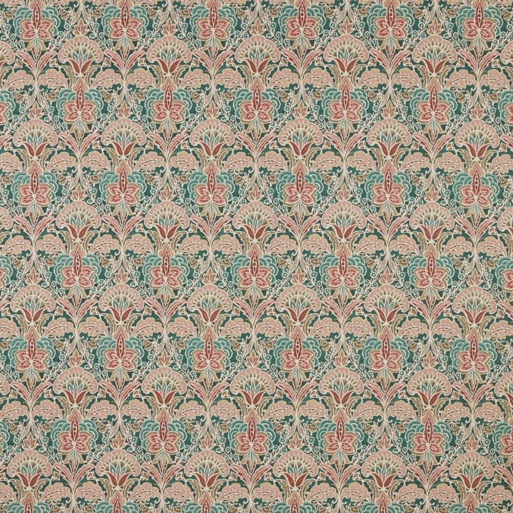 Morris XXVII Malachite Fabric by Britannia Rose