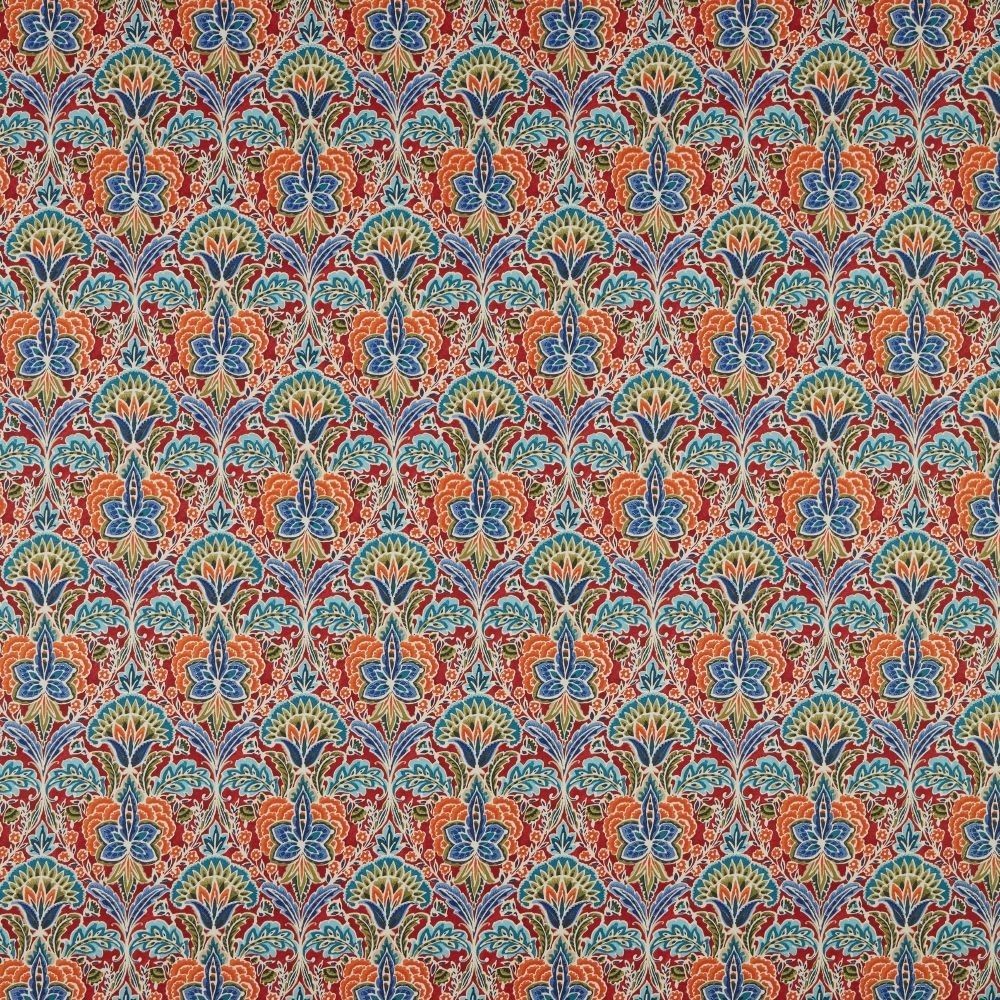 Morris XXVII Ruby Fabric by Britannia Rose