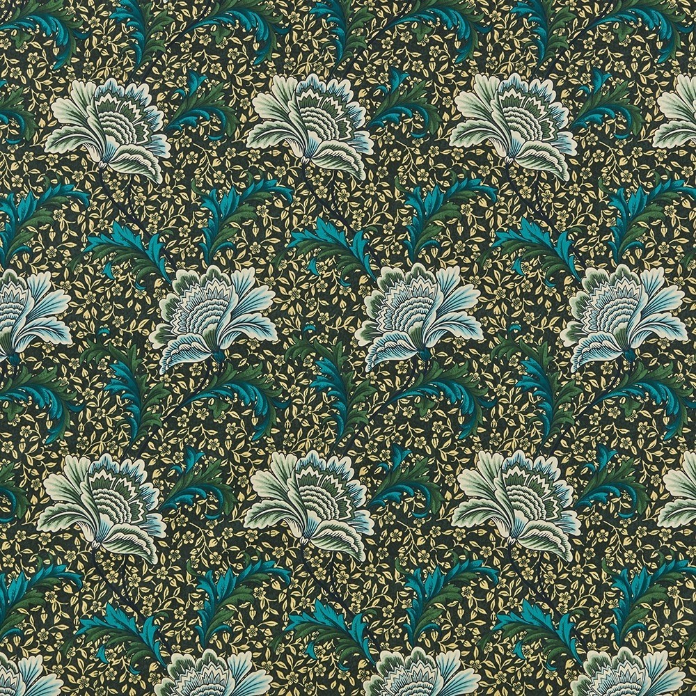 Morris XXXIII Ivy Fabric by Britannia Rose