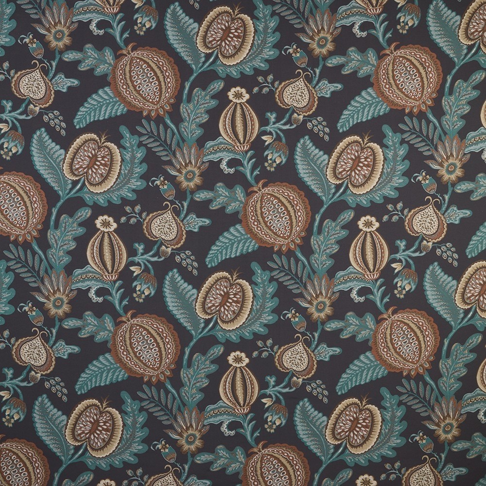 Morris XXXIV Pewter Fabric by Britannia Rose