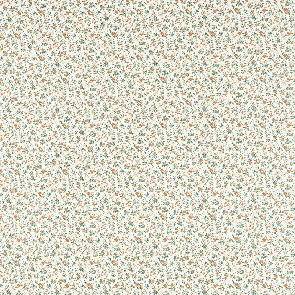 Thetford Teal/Spice Fabric by Studio G