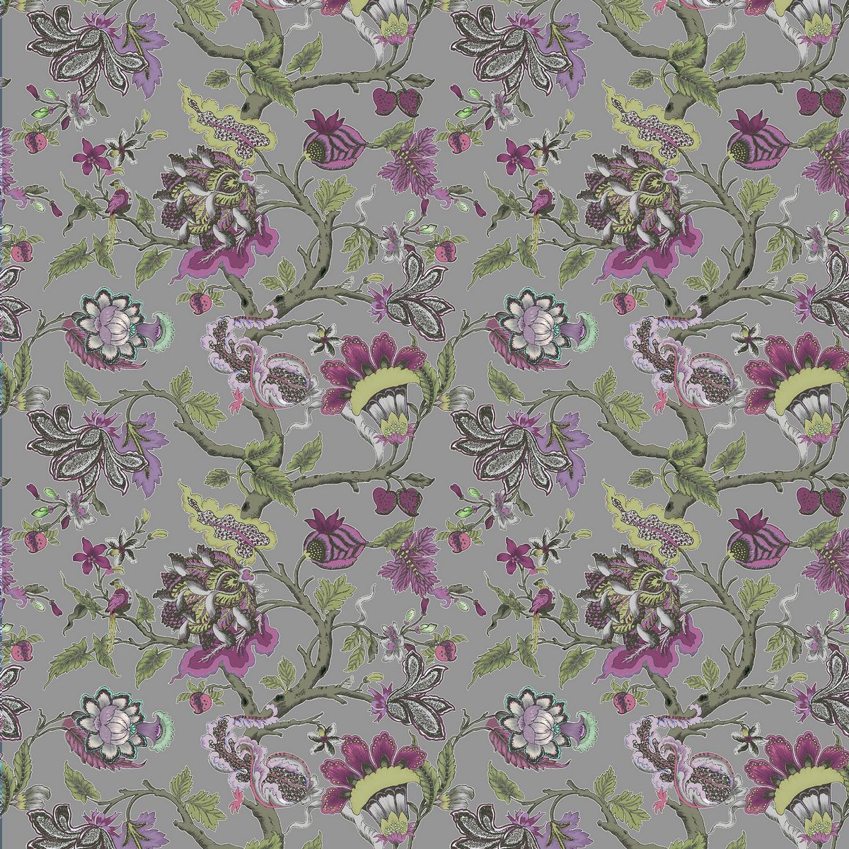 Adhira Violet Fabric by Voyage Maison