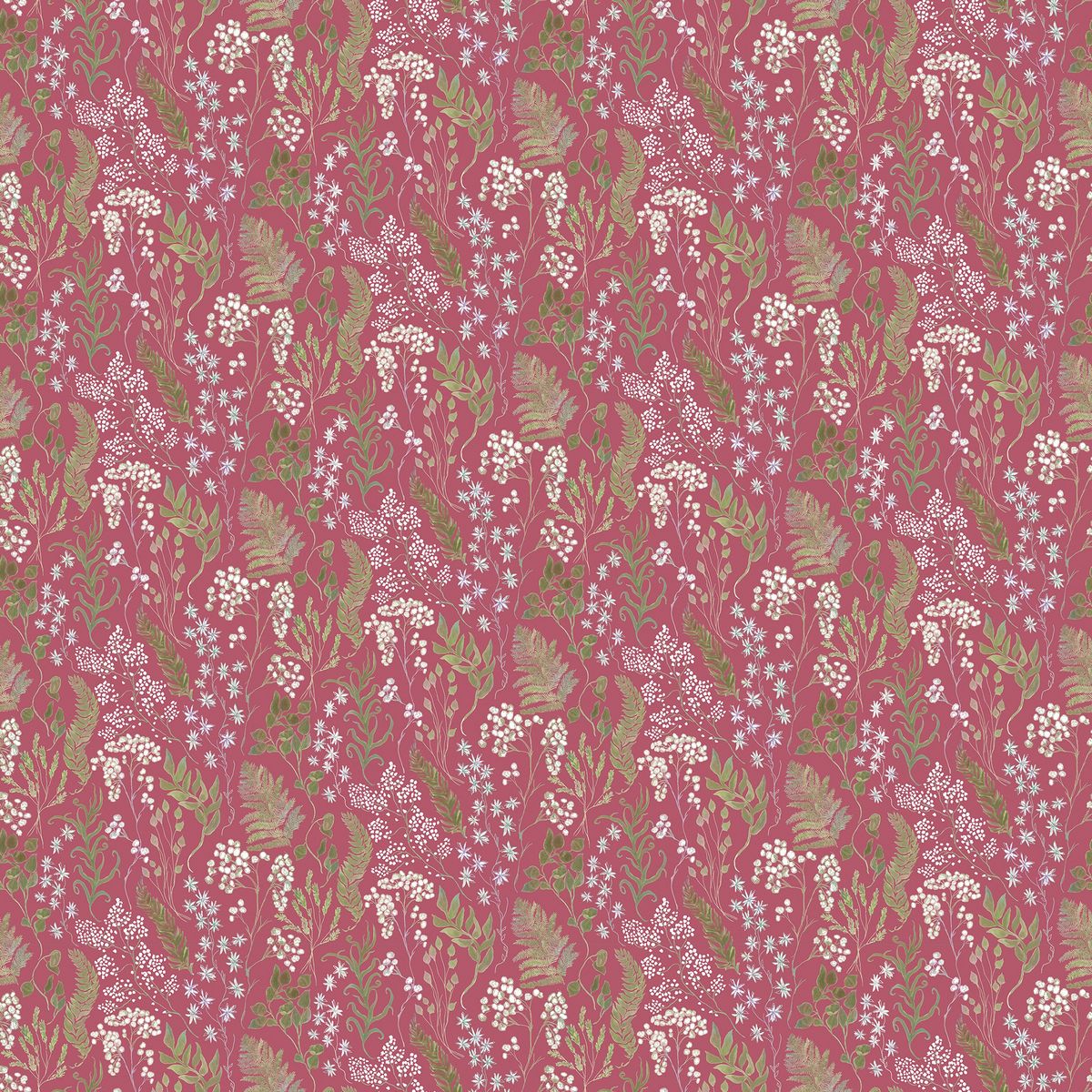 Aileana Fuchsia Fabric by Voyage Maison
