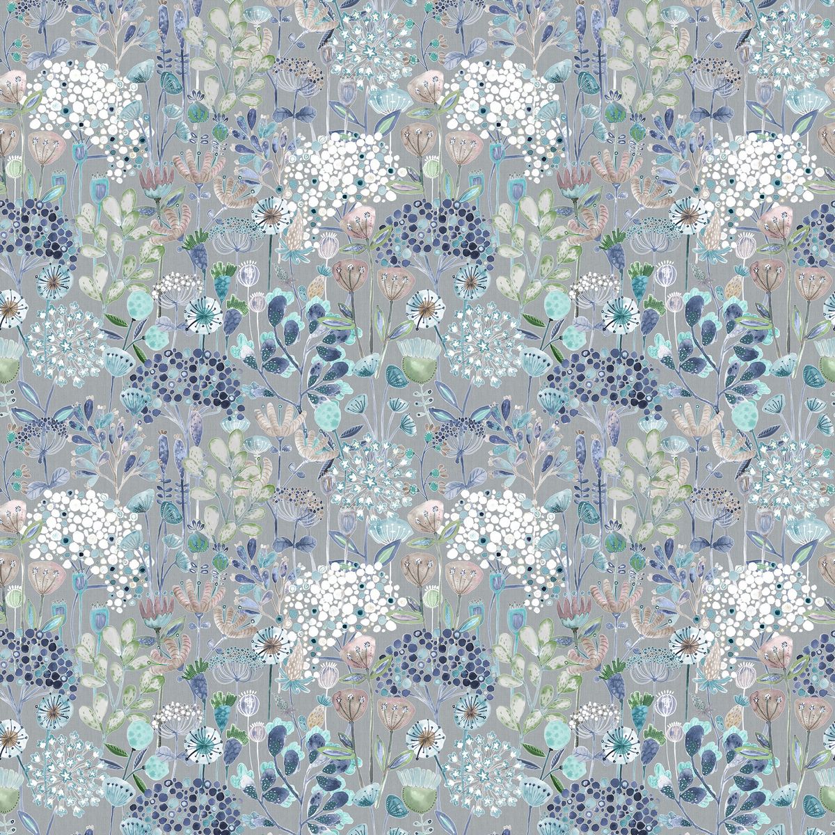 Ailsa Cornflower Fabric by Voyage Maison
