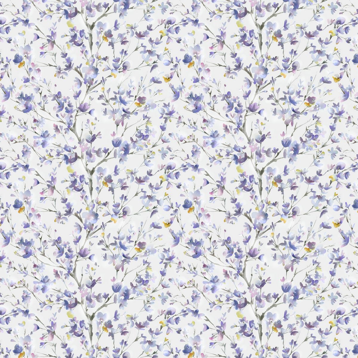 Belsay Violet Fabric by Voyage Maison