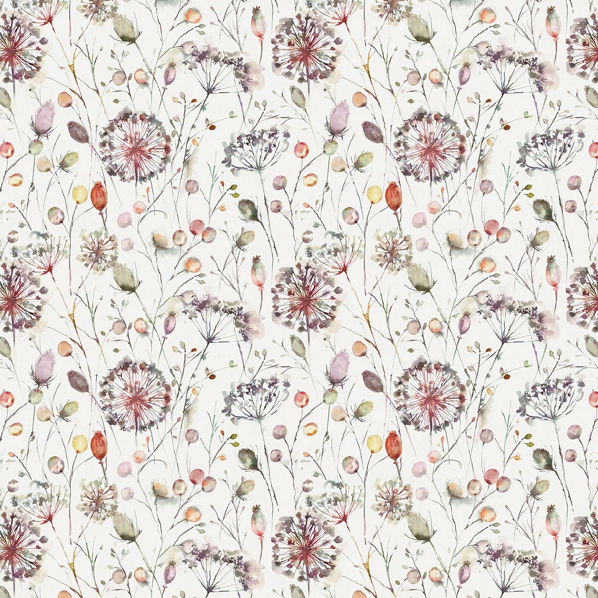 Boronia Ann Boysenberry/Cream Fabric by Voyage Maison