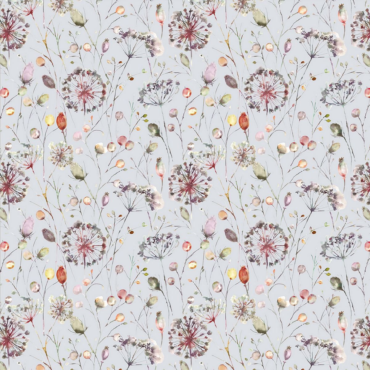 Boronia Ann Boysenberry/Celeste Fabric by Voyage Maison