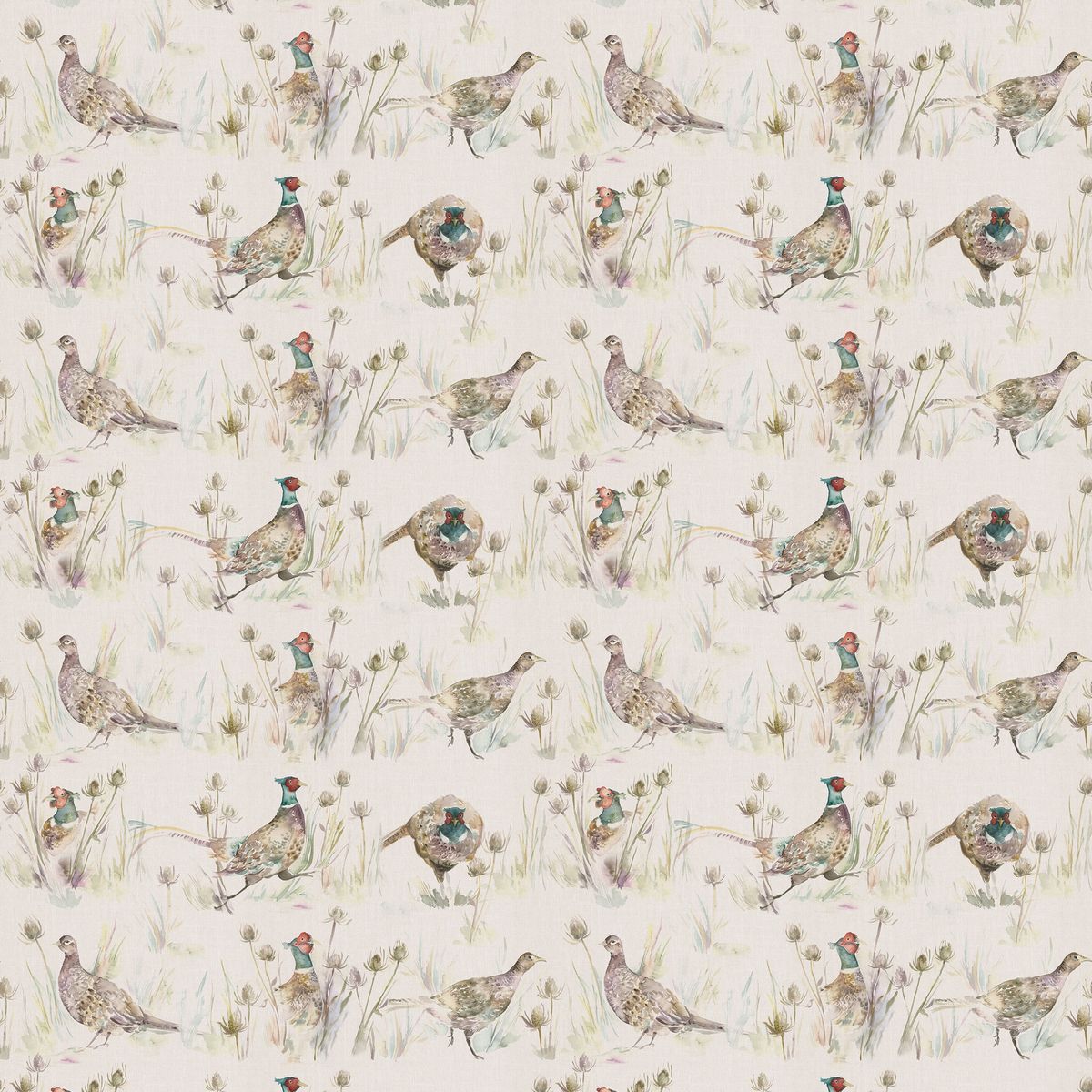Bowmont Pheasant Fabric by Voyage Maison