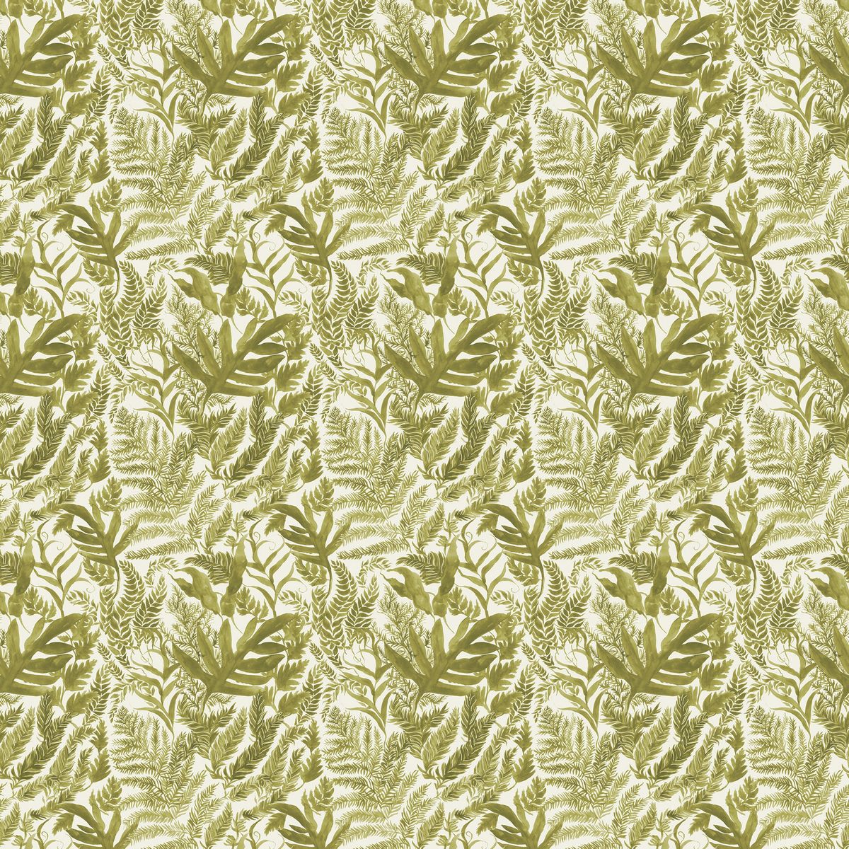 Bracken Moss Fabric by Voyage Maison