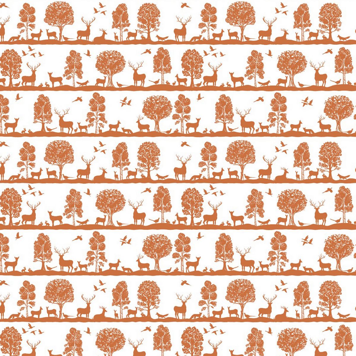 Cairngorms Rust Fabric by Voyage Maison