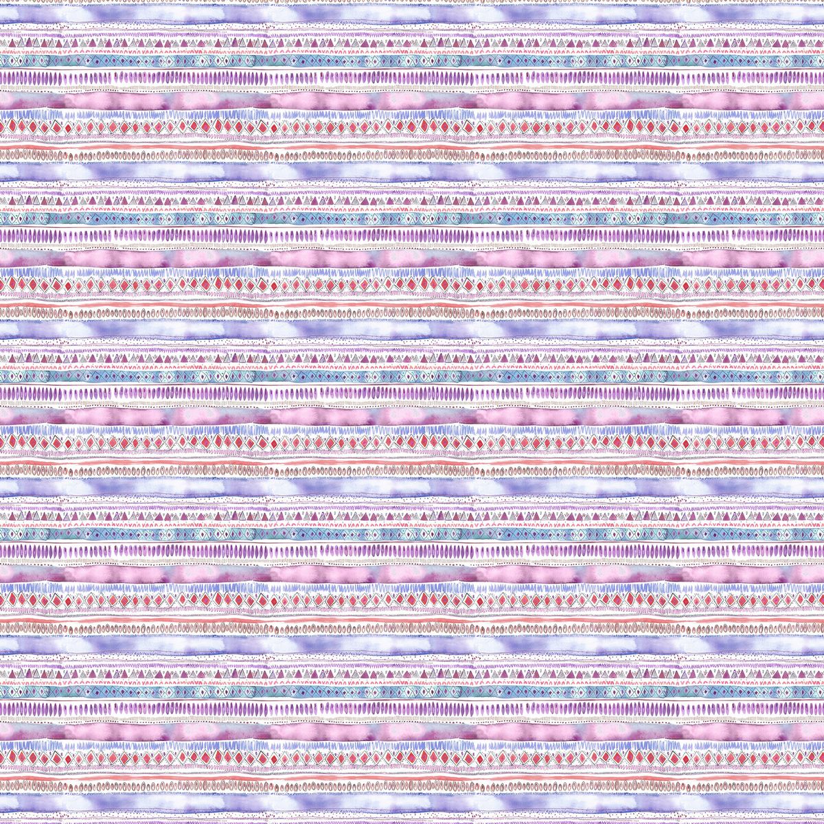 Carnival Stripe Blossom Fabric by Voyage Maison