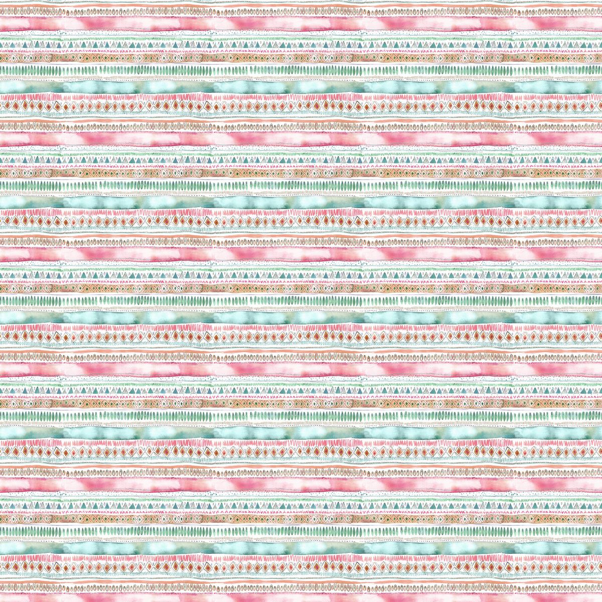 Carnival Stripe Dusk Fabric by Voyage Maison