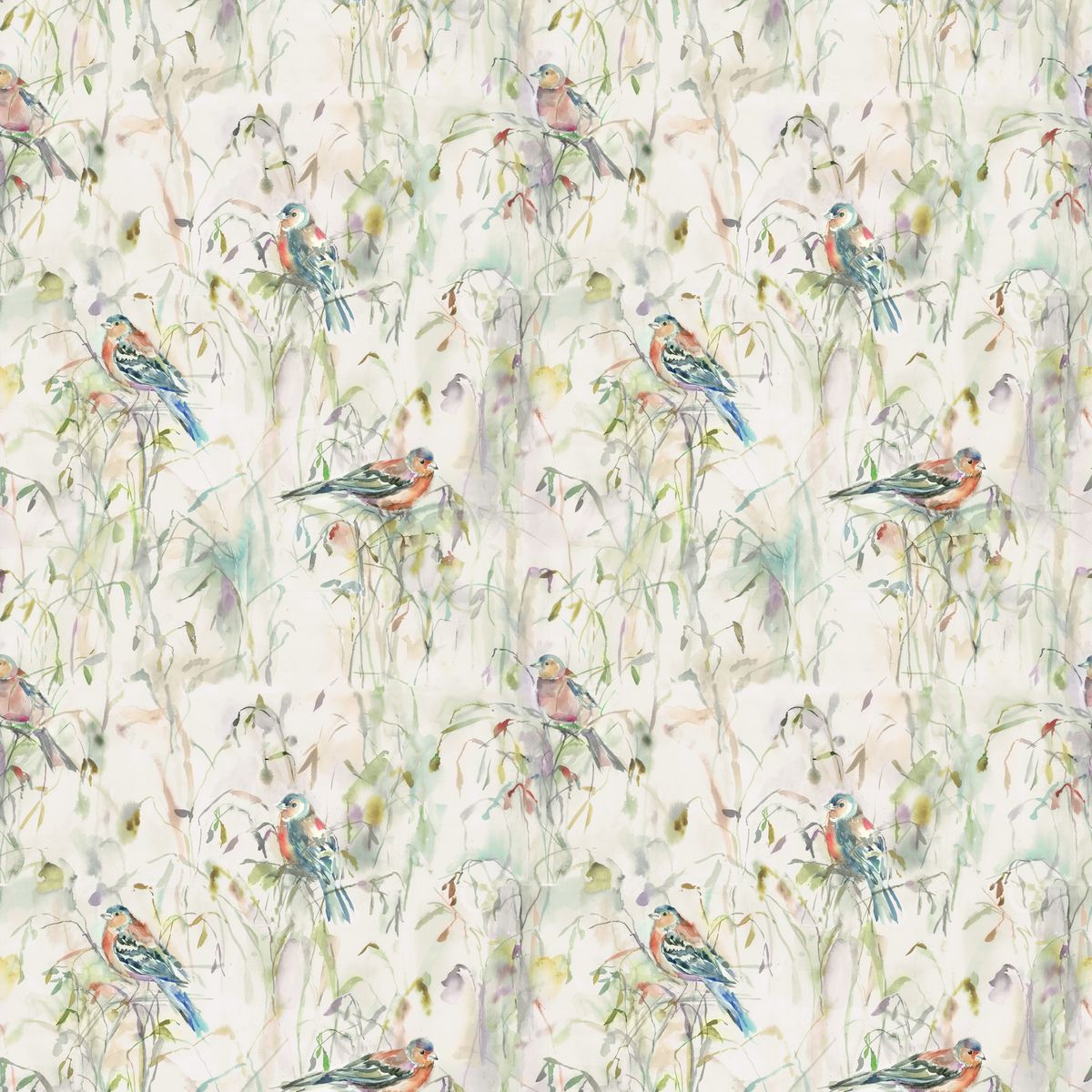 Chaffinch Linen Fabric by Voyage Maison