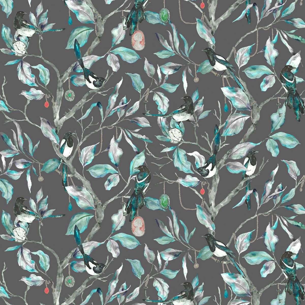 Collector Onyx Fabric by Voyage Maison