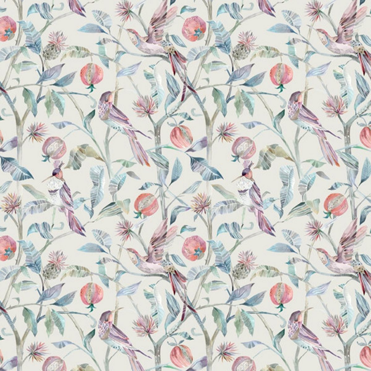 Colyford Ann Loganberry Fabric by Voyage Maison