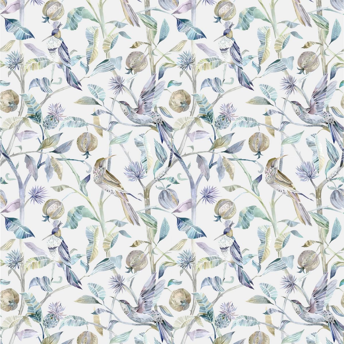 Colyford Fiona Skylark Fabric by Voyage Maison