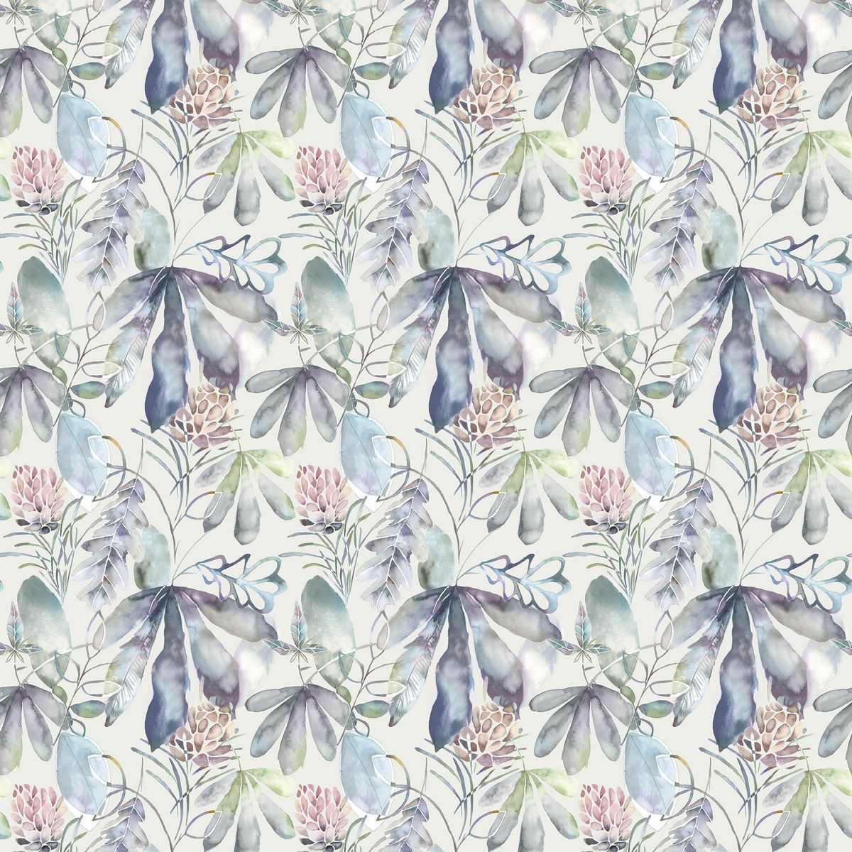 Conifer Thistle Fabric by Voyage Maison