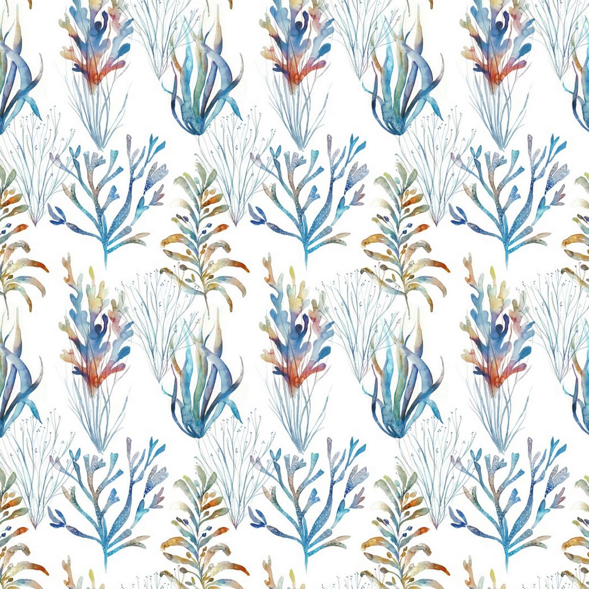 Coral Reef Cobalt Fabric by Voyage Maison