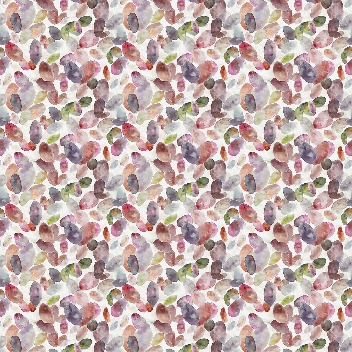 Correa Cream Boysenberry Fabric by Voyage Maison