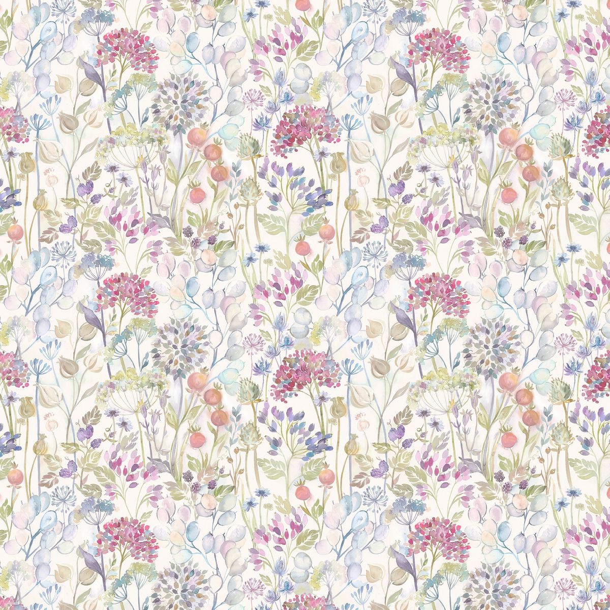 Country Hedgerow Classic/Cream Fabric by Voyage Maison