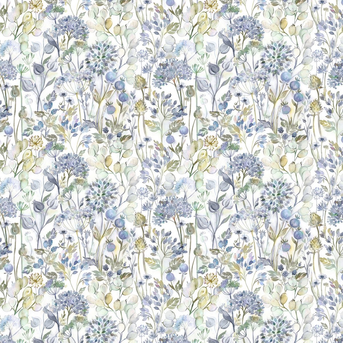 Country Hedgerow Crocus Fabric by Voyage Maison