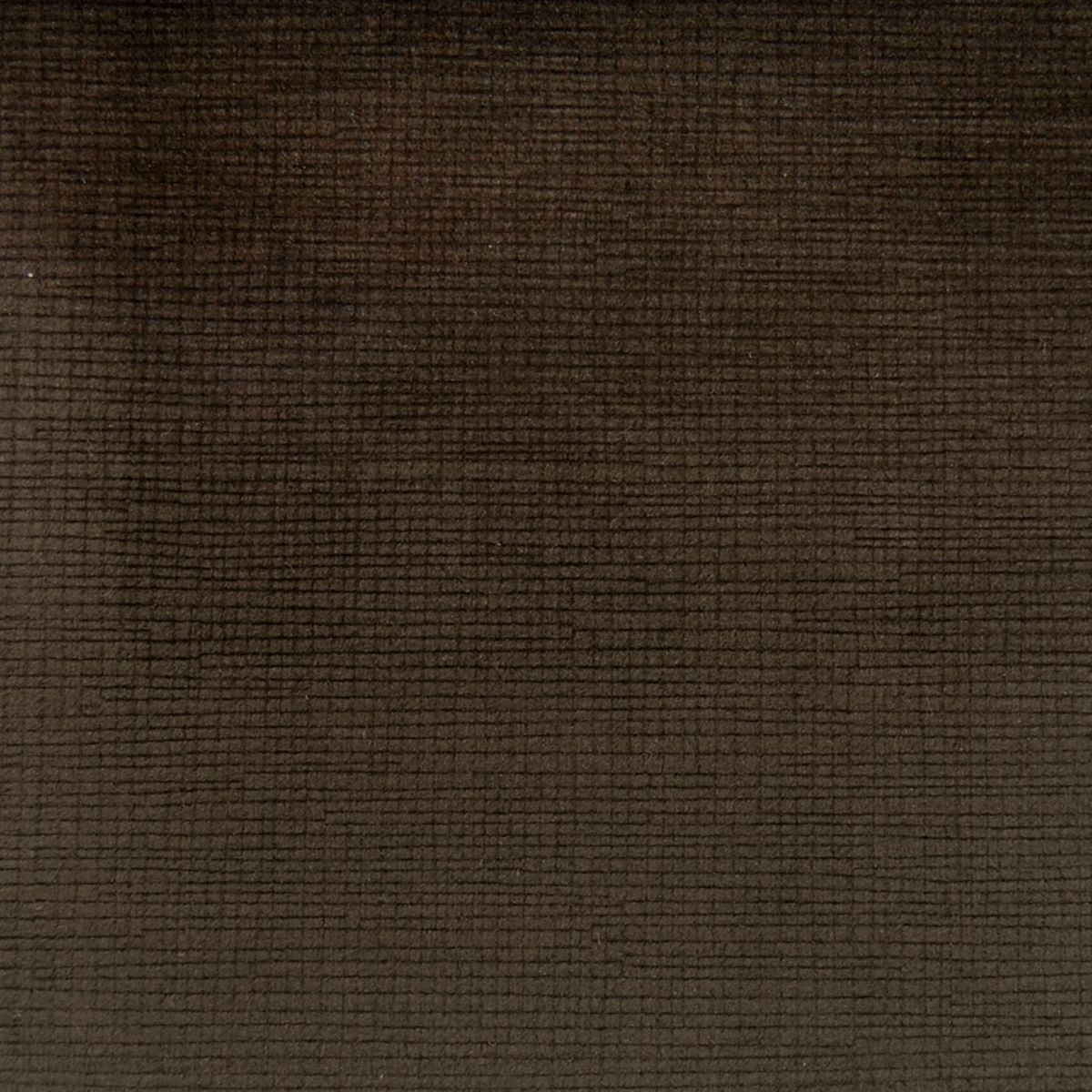 Cube Coffee Velvet Fabric by Voyage Maison