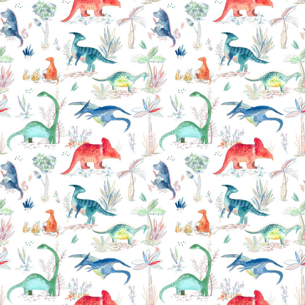 Dinos Primary Fabric by Voyage Maison
