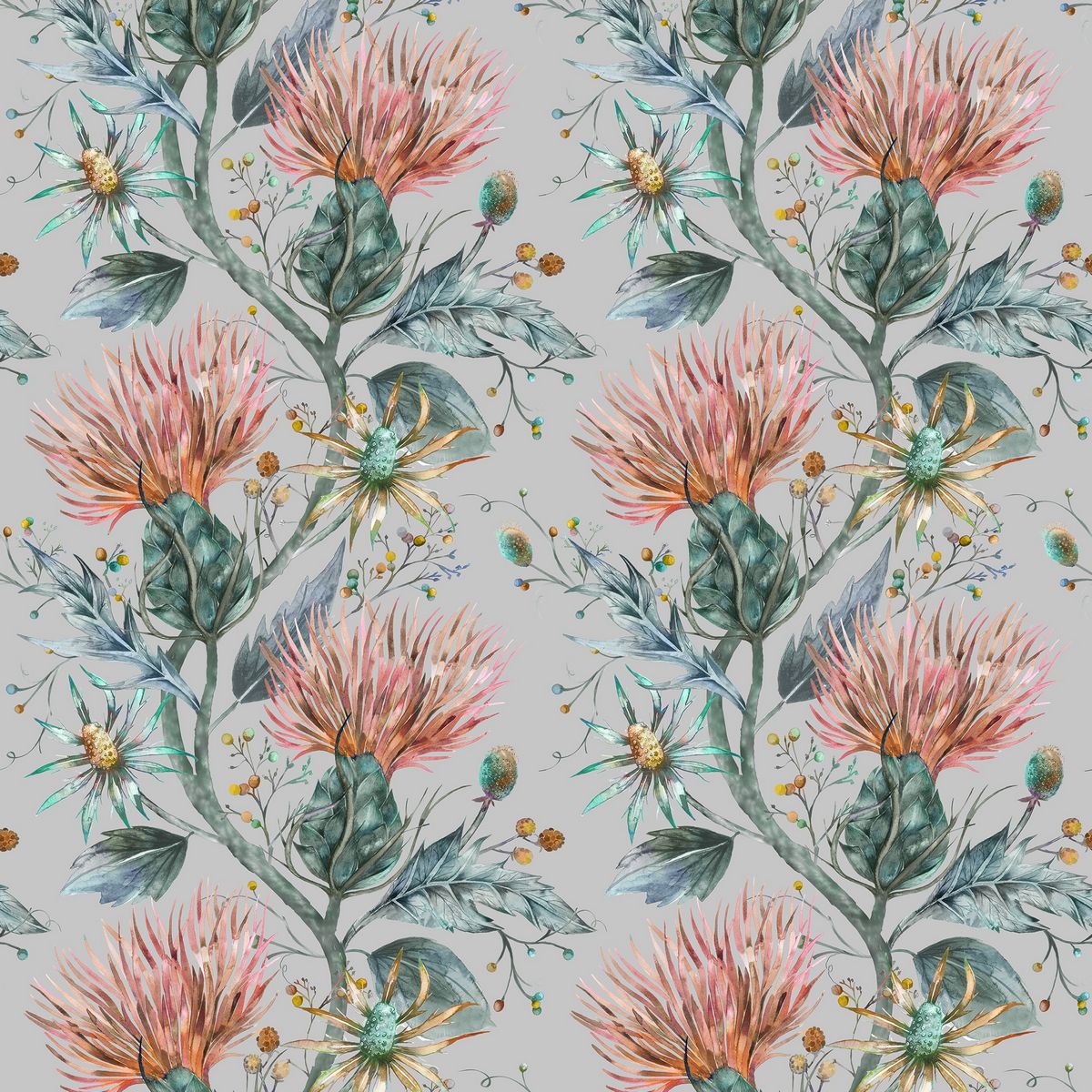Elysium Sapphire Fabric by Voyage Maison