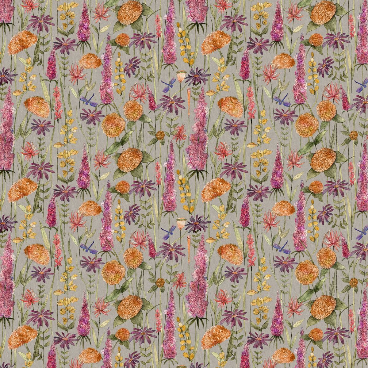 Florabunda Russet Fabric by Voyage Maison