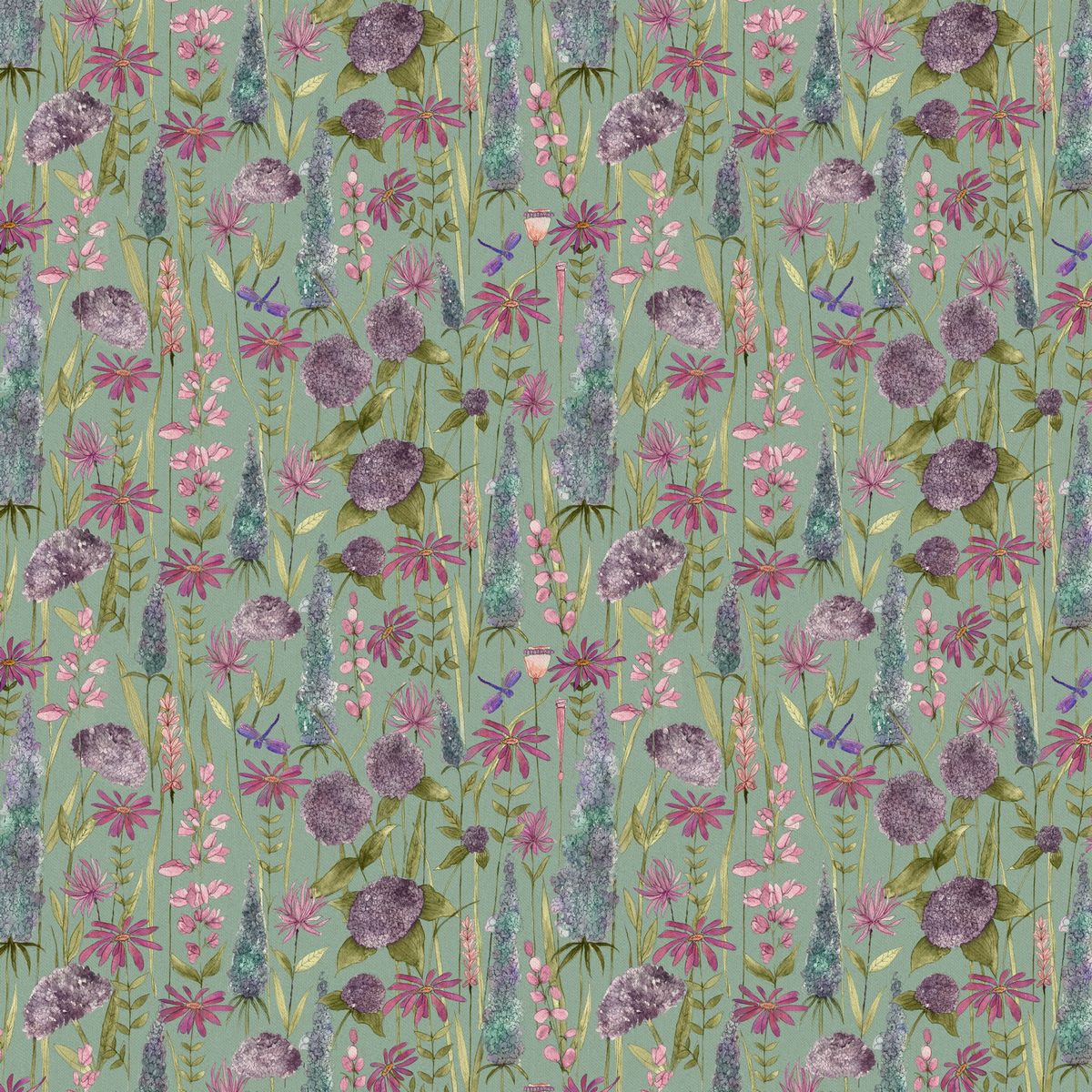 Florabunda Verde Fabric by Voyage Maison