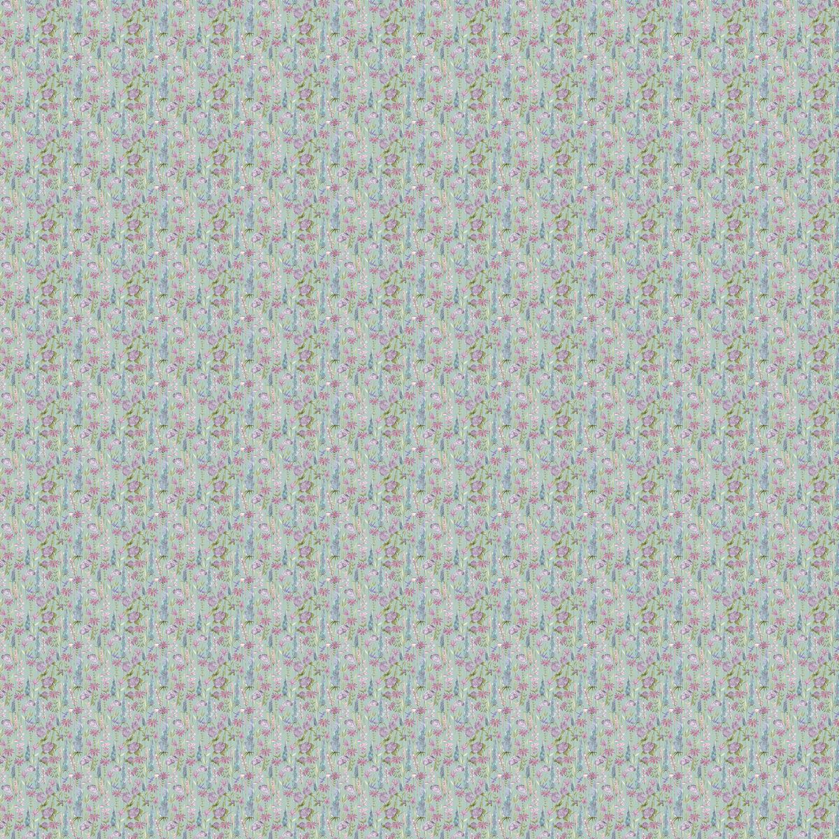 Florabunda Cotton Verde Fabric by Voyage Maison