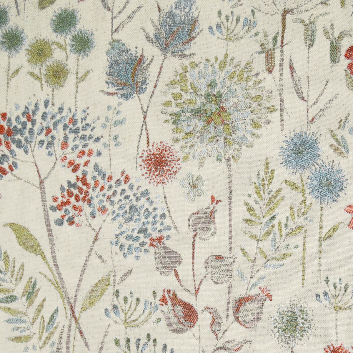 Flora Cream Autumn Fabric by Voyage Maison